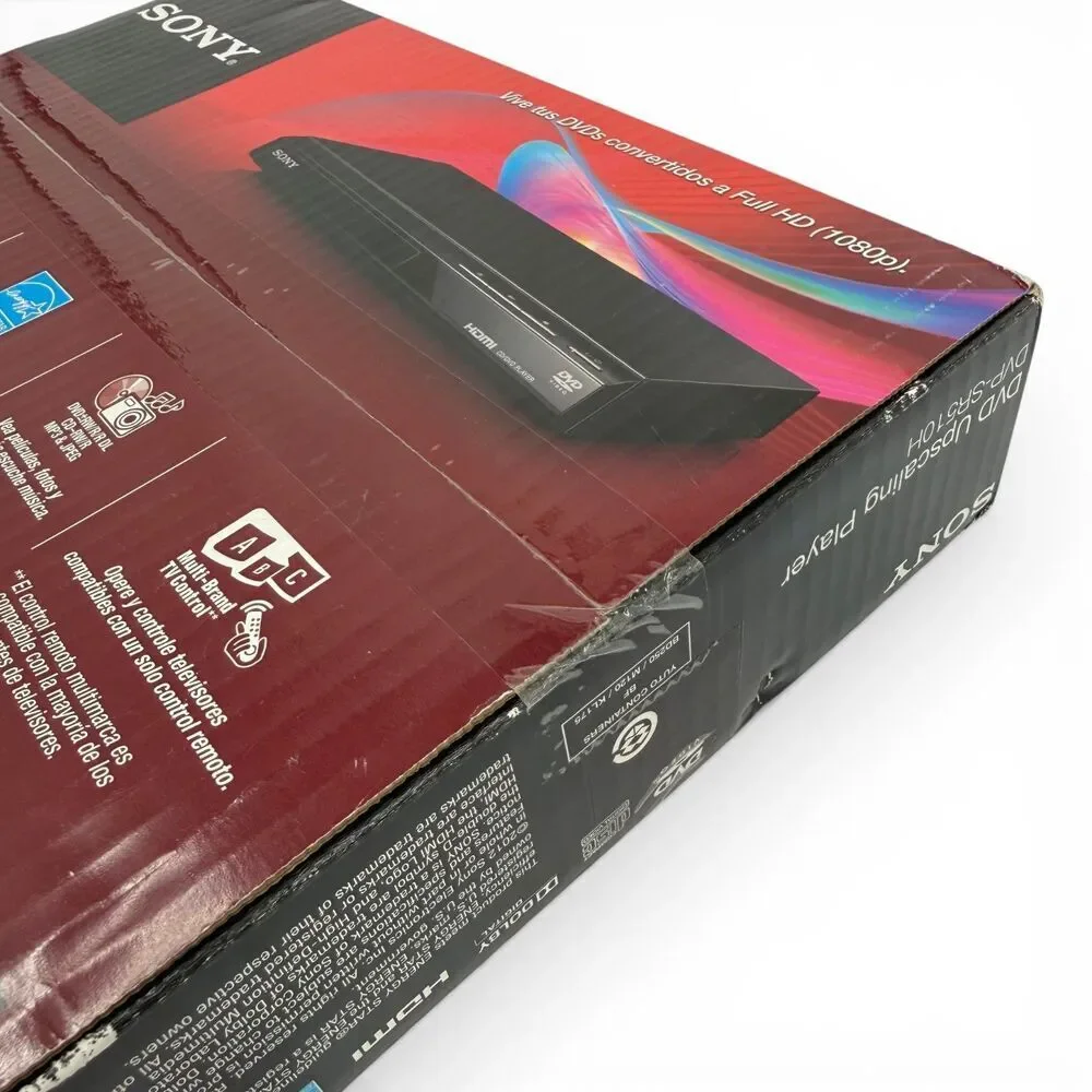 NEW Sealed Box Sony DVD 1080P Upscaling Player DVP-SR510H